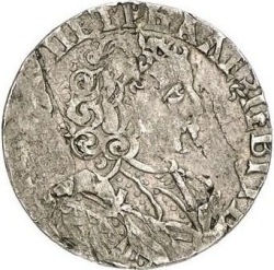 Аверс Шестак 1707 года