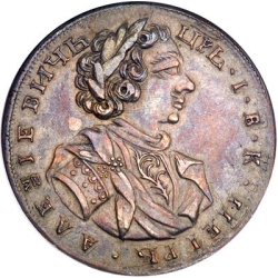Аверс Тинф 1708 года IL-L