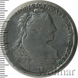 Аверс Полтина 1734 года