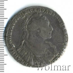 Аверс Полтина 1736 года