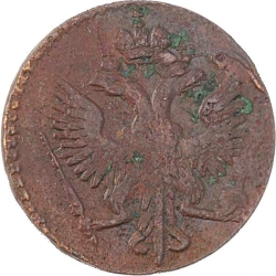 Аверс Денга 1744 года