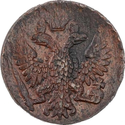 Аверс Денга 1754 года