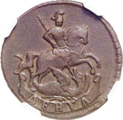 Аверс Денга 1759 года