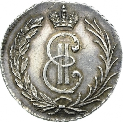 Аверс 15 копеек 1764 года