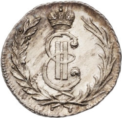 Аверс 20 копеек 1764 года