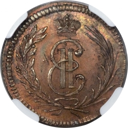Аверс Полушка 1764 года