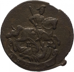 Аверс Денга 1767 года ЕМ