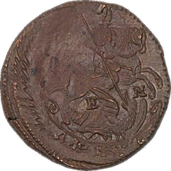 Аверс Денга 1768 года ЕМ