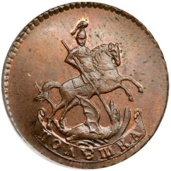 Аверс Полушка 1769 года