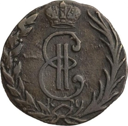 Аверс Денга 1770 года КМ