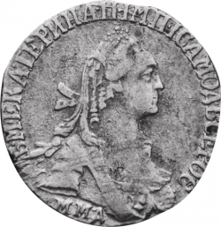 Аверс Гривенник 1774 года ММД