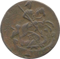 Аверс Денга 1774 года ЕМ