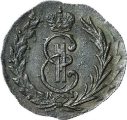 Аверс Денга 1774 года КМ