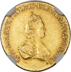 Аверс 1 рубль 1779 года