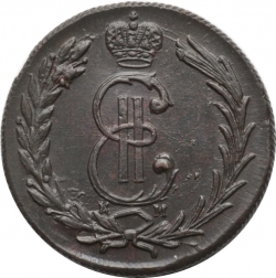 Аверс 2 копейки 1779 года КМ
