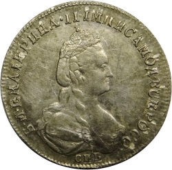 Аверс 20 копеек 1779 года СПБ