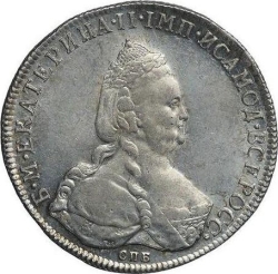 Аверс 1 рубль 1794 года СПБ-TI-АК