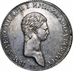 Аверс 1 рубль 1801 года СПБ-AI