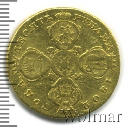 Аверс 10 рублей 1802 года СПБ