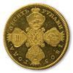 Аверс 10 рублей 1805 года СПБ-ХЛ