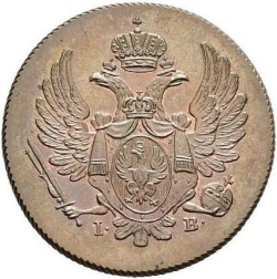 Аверс 3 гроша 1816 года IB