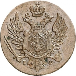 Аверс 1 грош 1817 года IB