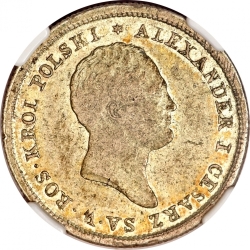 Аверс 2 злотых 1821 года IB