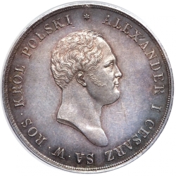 Аверс 10 злотых 1822 года IB