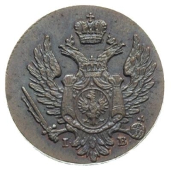 Аверс 1 грош 1823 года IB