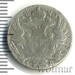 Аверс 10 грошей 1823 года IB