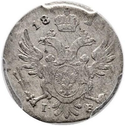Аверс 5 грошей 1826 года IB