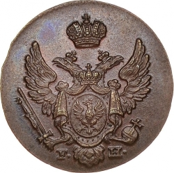 Аверс 1 грош 1828 года FH