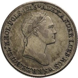 Аверс 1 злотый 1829 года FH