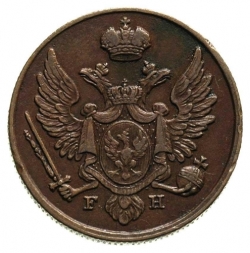 Аверс 3 гроша 1830 года FH
