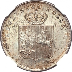 Аверс 2 злотых 1831 года KG