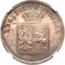 Аверс 5 злотых 1831 года KG