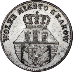 Аверс 10 грошей 1835 года