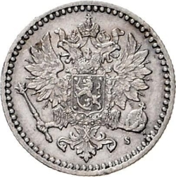 Аверс 50 пенни 1871 года S