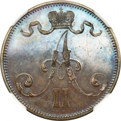 Аверс 5 пенни 1873 года