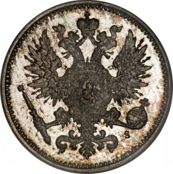 Аверс 50 пенни 1874 года S