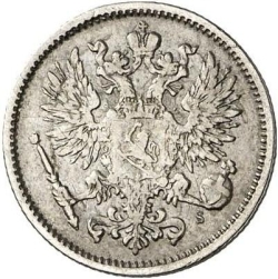 Аверс 50 пенни 1876 года S