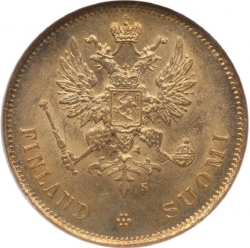 Аверс 10 марок 1878 года S
