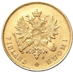 Аверс 10 марок 1881 года S