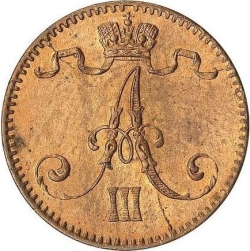 Аверс 1 пенни 1888 года