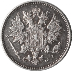 Аверс 25 пенни 1894 года L
