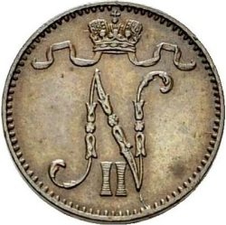 Аверс 1 пенни 1898 года