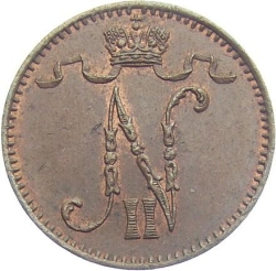 Аверс 1 пенни 1900 года Аверс 1 пенни 1900 года