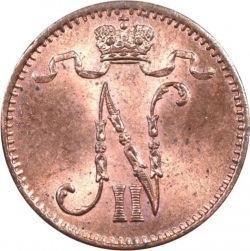 Аверс 1 пенни 1902 года