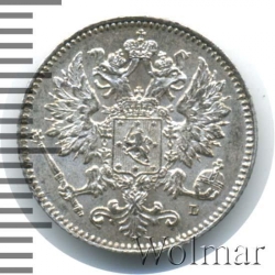 Аверс 25 пенни 1902 года L