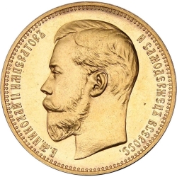 Аверс 37 рублей 50 копеек 1902 года «100 франков»